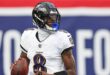 La estrella de los Ravens, Lamar Jackson, lanza 5 touchdowns para destruir a los Giants