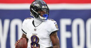 La estrella de los Ravens, Lamar Jackson, lanza 5 touchdowns para destruir a los Giants