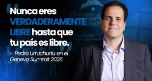 "No eres libre si tu país no lo es": La advertencia de Pedro Urruchurtu en Ginebra