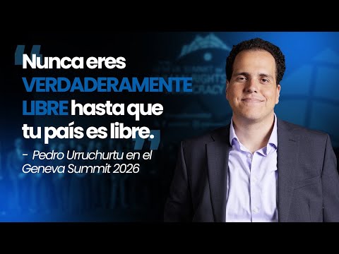 "No eres libre si tu país no lo es": La advertencia de Pedro Urruchurtu en Ginebra