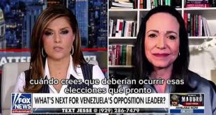 María Corina para Fox News: “Venezuela libre, puede ser el “Muro de Berlín” de Las Américas”