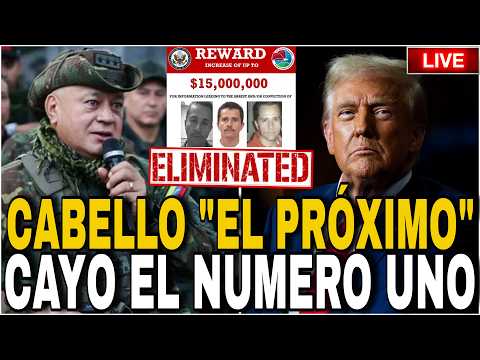 ÚLTIMA HORA 🔴¡CONFIRMADO! CAYÓ "EL MENCHO", DIOSDADO CABELLO EN ALERTA ES EL MÁS BUSCADO POR EEUU