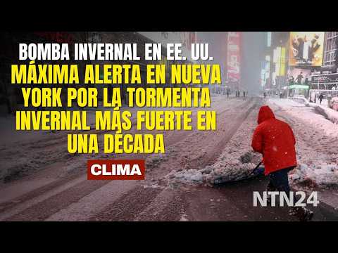 Así está Nueva York por histórica tormenta invernal que tiene bajo alerta a la costa este de EE. UU.