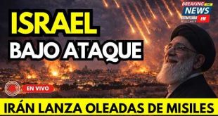 🚨 NOTICIAS IRÁN LANZA MISILES DE RACIMO SOBRE ISRAEL ¡ESCALADA TOTAL!