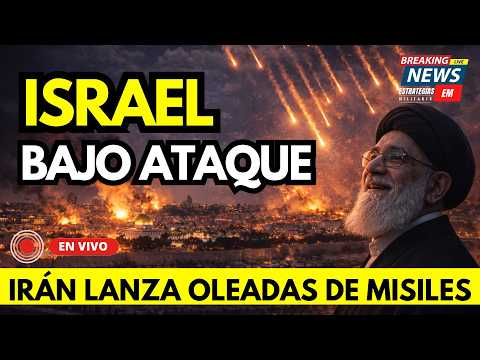 🚨 NOTICIAS IRÁN LANZA MISILES DE RACIMO SOBRE ISRAEL ¡ESCALADA TOTAL!