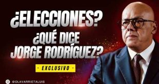 JORGE RODRÍGUEZ: "Se COMETIÓ UN ERROR que DEBE SER ENMENDADO"