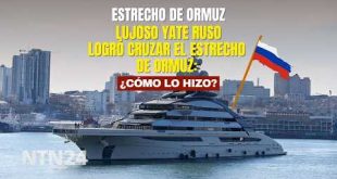 Lujoso yate ruso logró cruzar el estrecho de Ormuz: ¿cómo lo hizo?