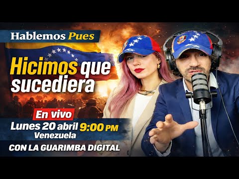 Hicimos que sucediera En vivo lunes 20 de abril 9:00 pm hora de Venezuela con la Guarimba digital