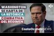 WASHINGTON se HARTA de la RETÓRICA combativa del RÉGIMEN