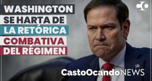 WASHINGTON se HARTA de la RETÓRICA combativa del RÉGIMEN