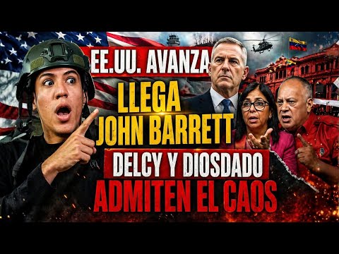 EE.UU. ACTIVA NUEVA FASE EN VENEZUELA: BARRETT LLEGA Y EL CHAVISMO SE QUIEBRA