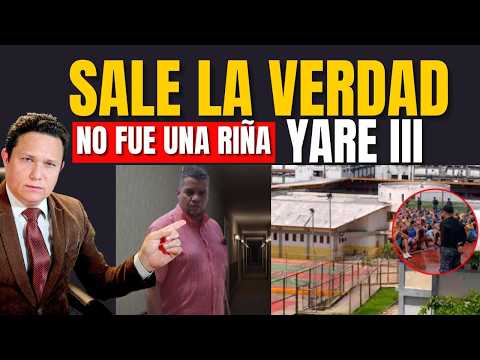 EN YARE III NO OCURRIÓ UNA RIÑA, VERSIÓN DE RÉGIMEN SE CAE