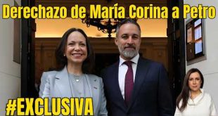 #Urgente María Corina Machado advirtió a Gustavo Petro que no la amenace