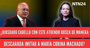 ¿Diosdado Cabello con este atuendo busca de manera descarada imitar a María Corina Machado?