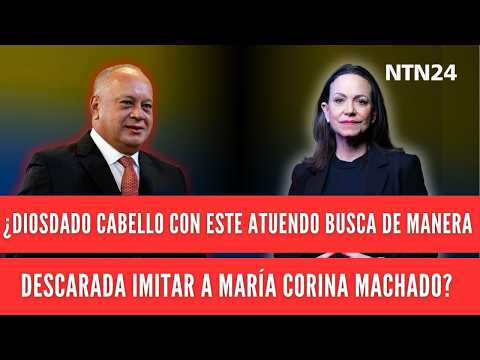 ¿Diosdado Cabello con este atuendo busca de manera descarada imitar a María Corina Machado?