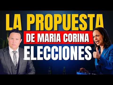 MARIA CORINA PROPONE LAS CONDICIONES PARA UNAS ELECCIONES EN VENEZUELA