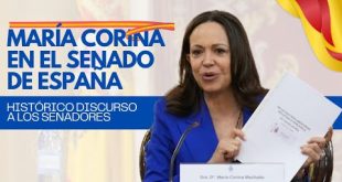 VIDEO | Lo que dijo María Corina ante el senado de España 🇪🇸