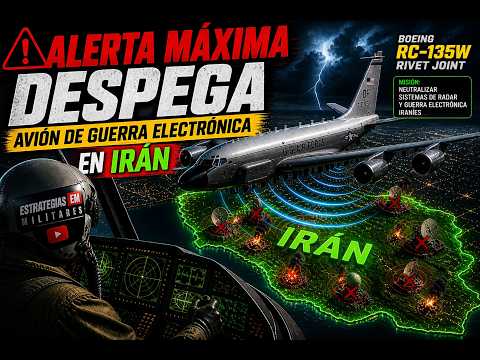 🚨 NOTICIAS IRÁN ALERTA MÁXIMA POSIBLE ATAQUE DESPEGA AVIÓN ESPÍA DE TRUMP